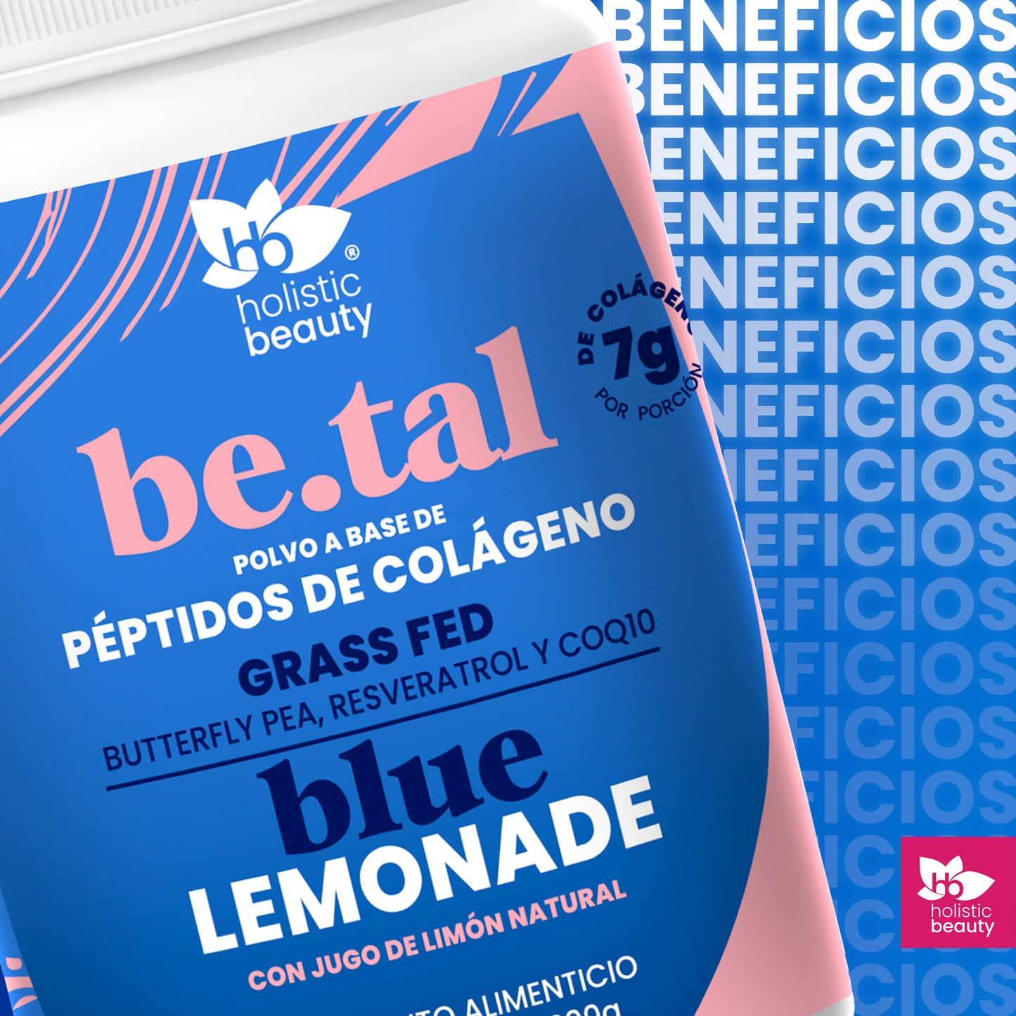 Colágeno Grass Fed sabor Blue Lemonade 300 gr